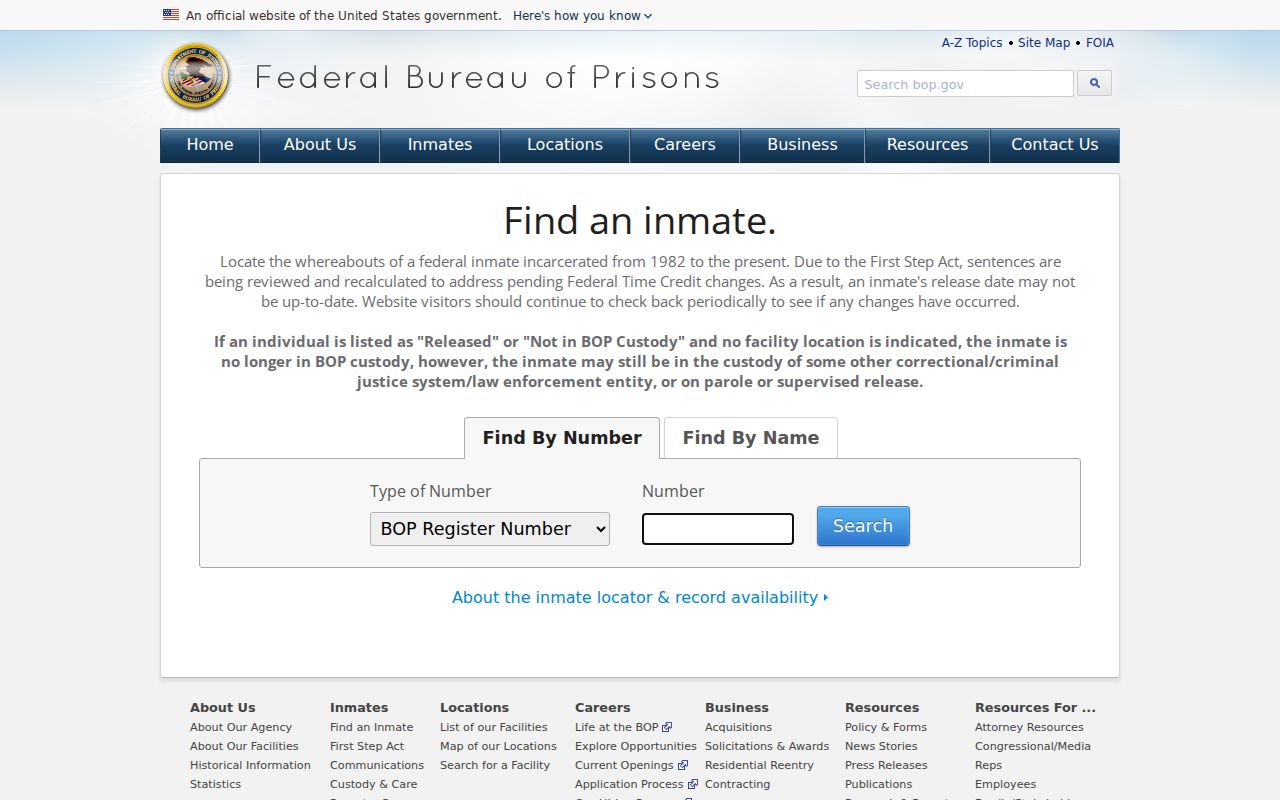 Federal inmate search related to Warren County criminal history
